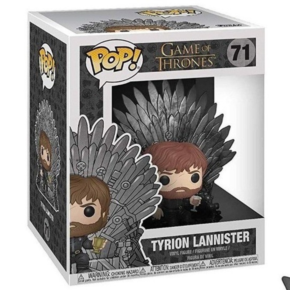 Funko Pop Deluxe Tyrion Lannister Iron Throne Game of Thrones 71 Vinyl Figure